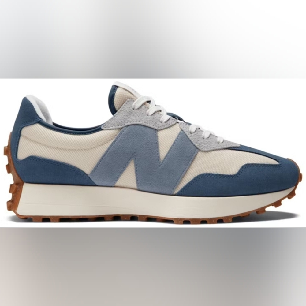 New Balance 327 Vintage Indigo Arctic Grey NIB Unisex women's 7